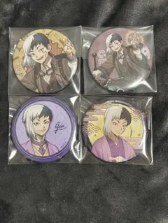Gen 缶バッジ 4個セット Dr.STONE ツーリング ロフト まねきねこ