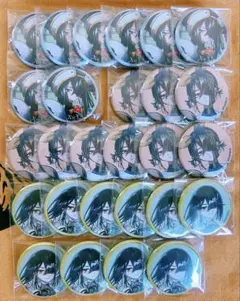 ひ*じ様 桃源暗鬼 鳥飼羽李 丸型缶バッジ 31個 アニメイト限定 缶