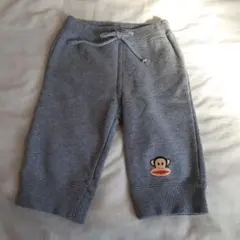 small paul モンキー刺繍 グレー パンツ