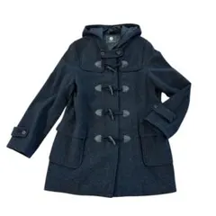 カンコー スクールダッフルコート ダークグレー スイートティーン L ウール