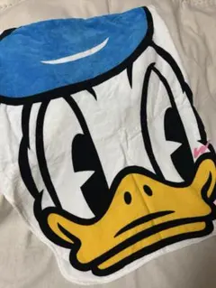 【ディズニー】ドナルドダック フード付きタオル