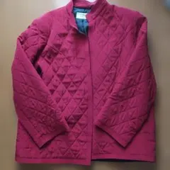 キルティング絹の赤のジャケット　CEE