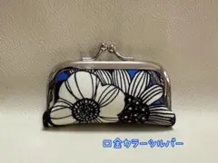 印鑑ケース♡北欧お花ブルー