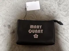 MARY QUANT マリークワント グリッターレトロロゴ 3ポケットポーチ