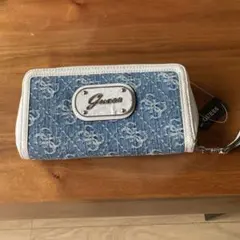 Guess デニム長財布