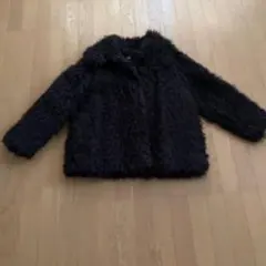 ミラオーウェン黒のファーコート