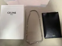 CELINE　トリオンフ スモール グルメット ネックレス　付属品完備　エディ期 CELINE セリーヌ トリオンフ スモール グルメット ネックレス (CELINE