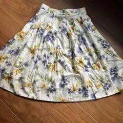 Apuweiser-riche フラワープリント フレアスカート サイズ1