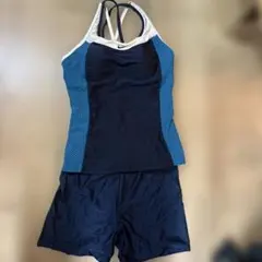 Nike スポーツ用水着セット ネイビー/ブルー