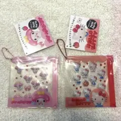 サンリオ　プチパーツ　キティ　マイメロ　シール