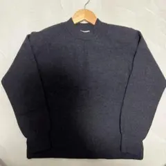 Silver king モックネック リブニット セーター　Y2K アーカイブ