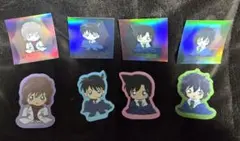 名探偵コナン　ちぢませ隊　ステッカーコレクション2　工藤新一、蘭、灰原、世良