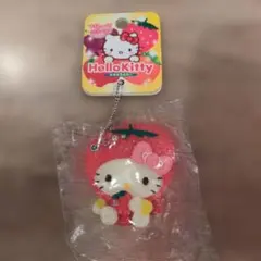 Hello Kitty ハローキティ いちごストラップ いちご新聞500号記念