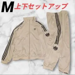 М）adidas上下セット トラックジャケット パンツ オリジナルス ロゴ刺繍