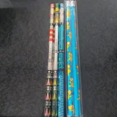 HBと2Ｂ鉛筆 5本セット キャラクター柄