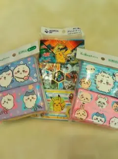 可愛いキャラクター ポケットティッシュ 4パックセット