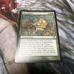 MTG Abundance 豊穣 英語版　X