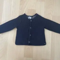PETIT BATEAUキルティングカーディガン　ネイビー