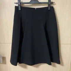 美品！ユナイテッドアローズ★シンプル　膝丈スカート　ブラック