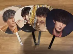 SixTONES　ジェシー　うちわ　【それぞれ透明カバー付き】