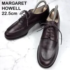 【美品】MARGARET HOWELL レザーシューズ ブラウン 22.5 革靴のサムネイル