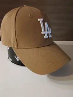 送料込 47 MVP LA ロゴ ベージュキャップ