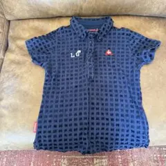 le coq sportif ゴルフコレクション M ネイビー ポロシャツ