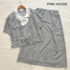 25SS美品✨ピンクハウス キャミワンピース セットアップ ウエスト