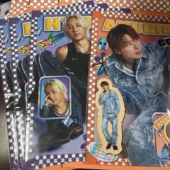 コムドットくじ Vol.2 ステッカー＆クリアファイル（ひゅうが、あむぎり）