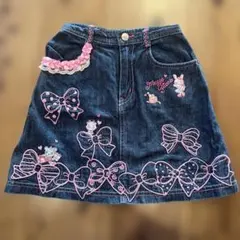 mezzo piano デニムスカート 130