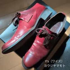 Y's（ワイズ）:ヨウジヤマモト・革靴・レッド系・サイズ2（23.5〜24cm）のサムネイル
