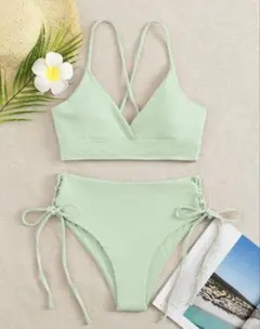 ミントグリーン セパレート水着 ビキニ　shein