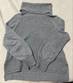 ロペピクニック タートルネックニット グレー フリーサイズ