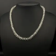 321遺品整理品　ネックレス　SILVER刻印あり 水晶？　クリスタル？