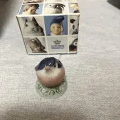 ロイヤルコペンハーゲン フィギュリン ラブバード 鳩 置物 白い鳥