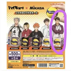 ハイキュー！！×MIKASA コラボBOX付きボール 白鳥沢学園高校