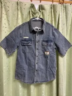デニムシャツ半袖メンズMサイズ