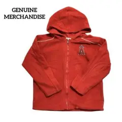 GENUINE MERCHANDISE 赤いフード付きパーカー