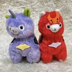 アルパカッソ エヴァンゲリオン コラボ ぬいぐるみ 2体セット