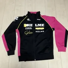 KELME ケルメ ジャージ ジャケット ブラック ピンク Mサイズ