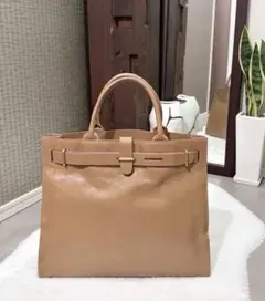 【美品】FURLA フルラ　トートバッグ　キャメル　保存袋付き