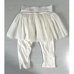 baby Gap チュールスカートレギンス 6-12M 70cm 白 アイボリー