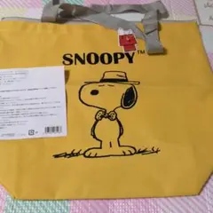 【新品未使用品】SNOOPY イエロー トートバッグ