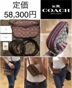 COACH 4WAY ショルダーバッグ　シグネチャー柄　 F38687