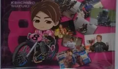 限定　浜松オートレース鈴木圭一郎選手のアクリル板