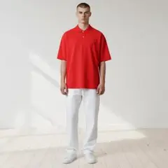 未使用 Flying Scotsman ポロシャツ レッド メンズ XL 赤/