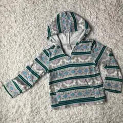 GYMBOREE ノルティク風ユニコーンパーカー 裏起毛106.5-122㎝