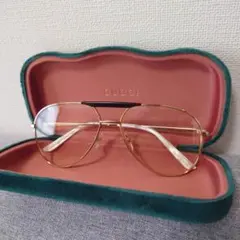 最終値下【新品未使用】GUCCI☆ゴールド☆アビエイター サングラス☆定価7万