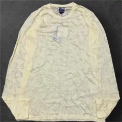 新品未使用品　STY6 透け感あり宇宙飛行士柄ロングTシャツ　黄　S