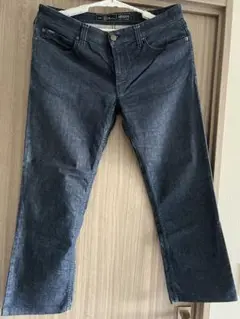 Armani ダークブルー ストレートジーンズ 38サイズ